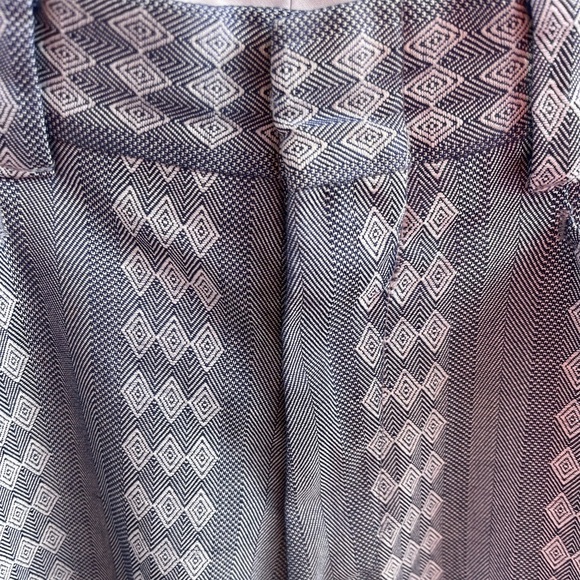 Levi’s Sta Prest 70s Blue and White Patterned Pants- size 10/12 women’s - Picture 3 of 7